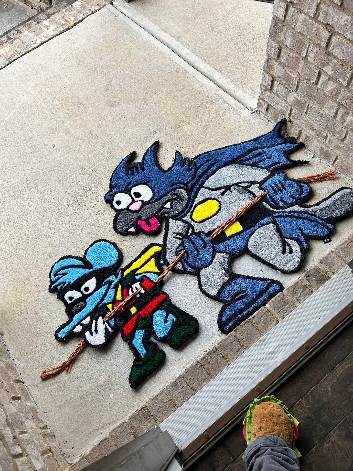 Itchy scratchy X Batman Robin