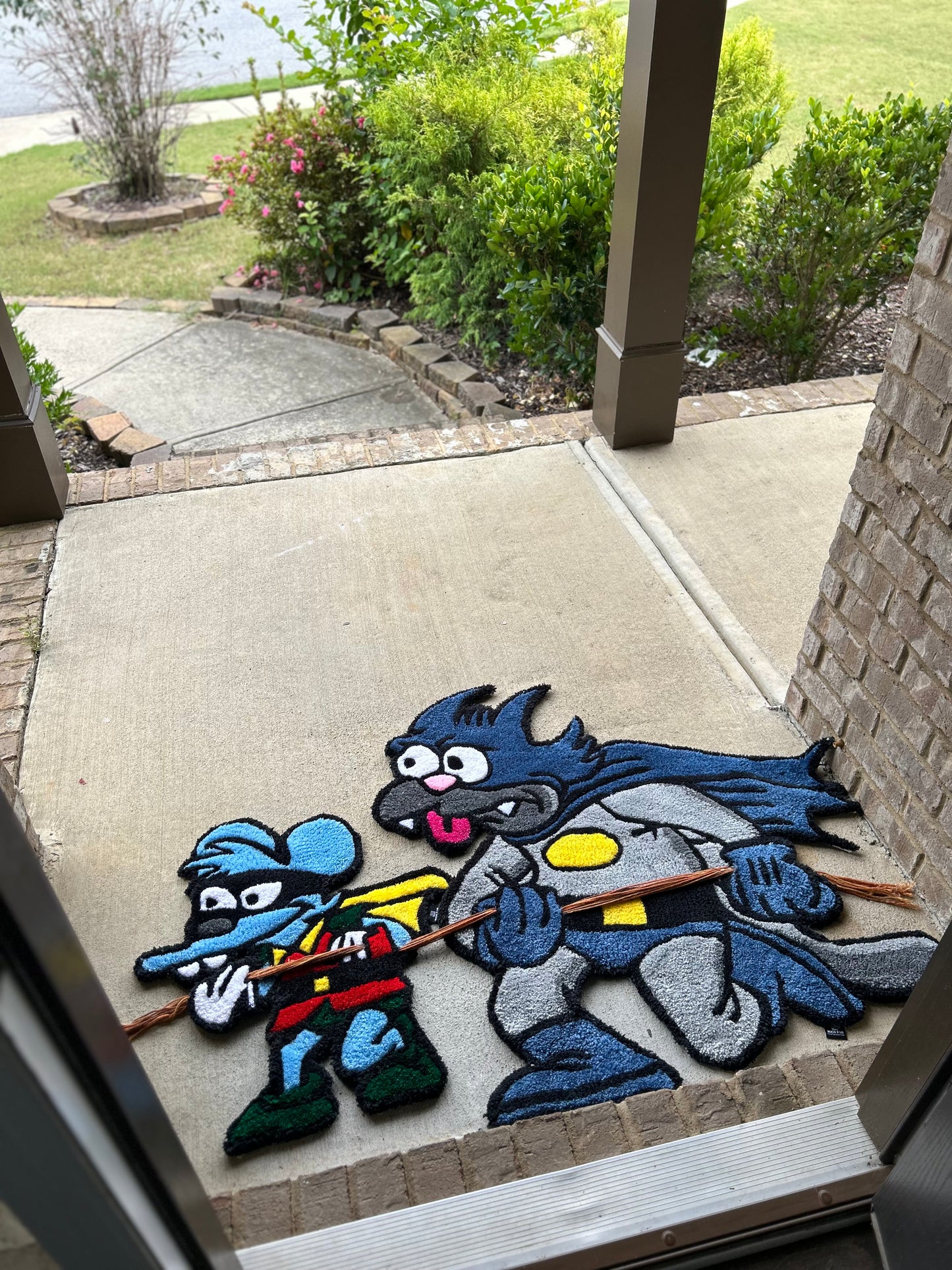 Itchy scratchy X Batman Robin